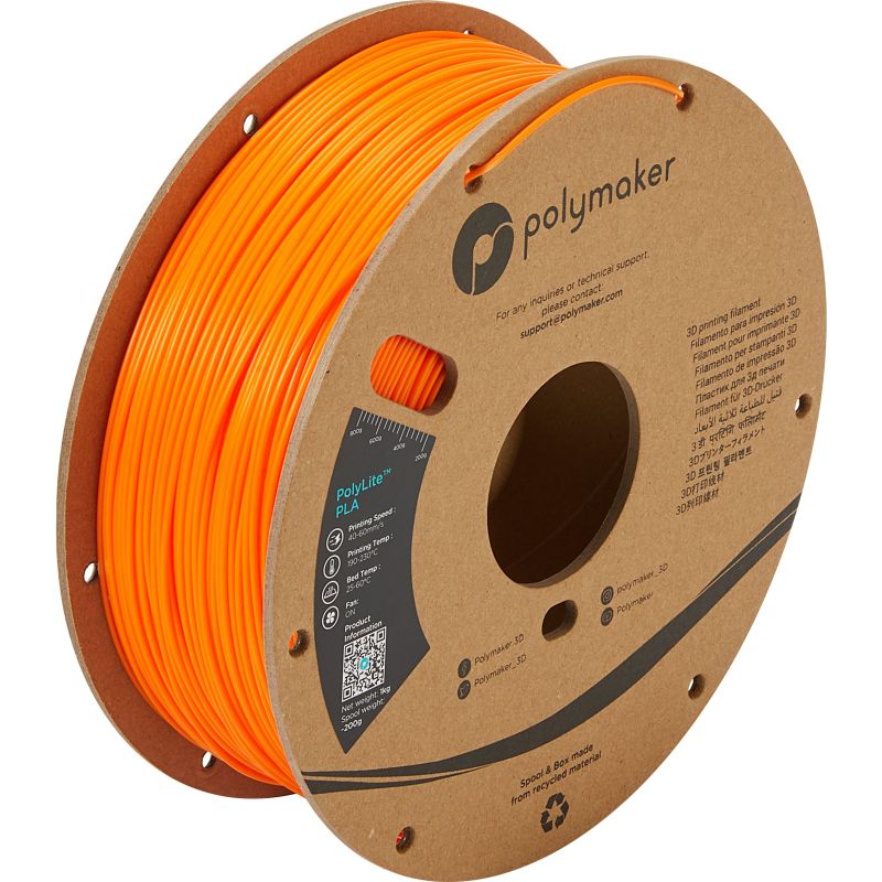 Filament imprimante 3D : PLA 2.85 mm Orange BASF Ultrafuse - 750g