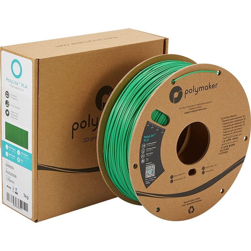 Filament 3D PLA Phosphorescent 1 kg 1.75 mm Vert