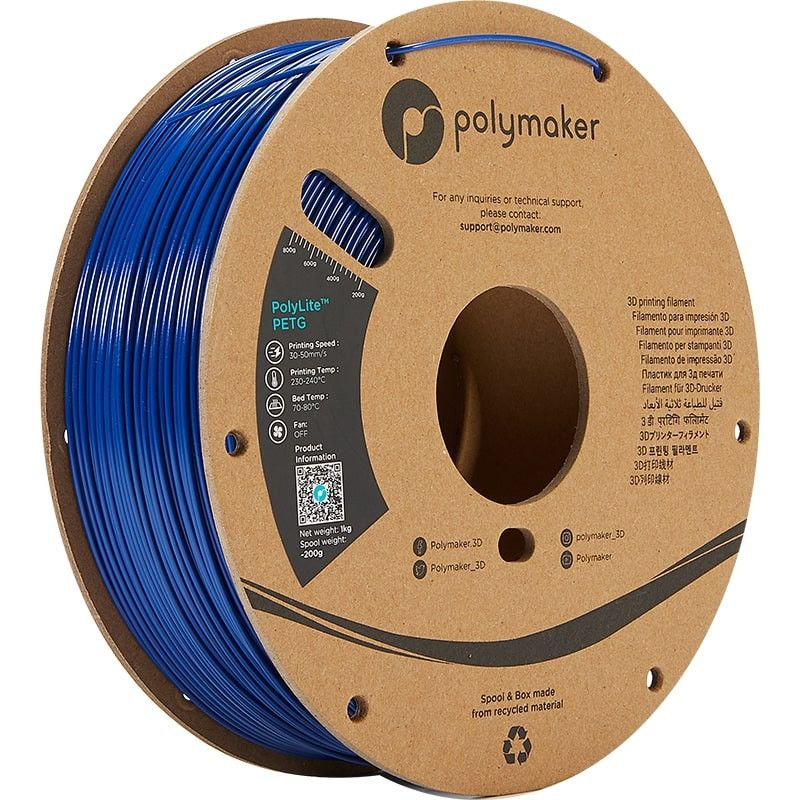 PolyLite PETG Bleu - 1.75mm - 1 kg