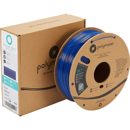 Emballage PolyLite PETG Bleu - 2.85mm - 1 kg Emballage PolyLite PETG Bleu - 2.85mm - 1 kg