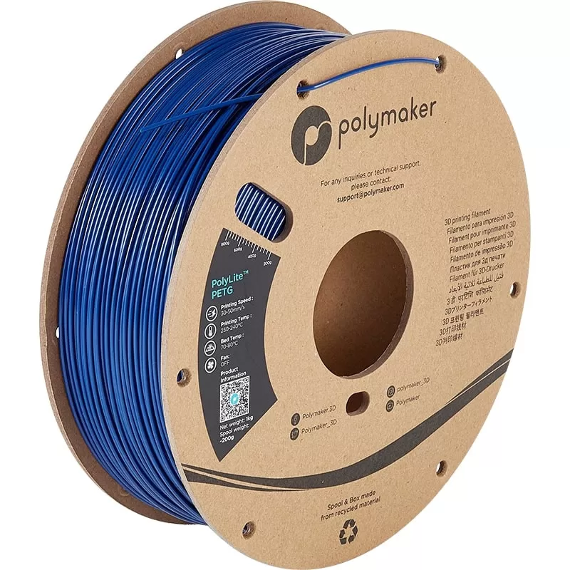Filament PETG Bleu - 2.85mm - 1 kg Filament PETG Bleu - 2.85mm - 1 kg