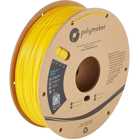 Filament PETG Jaune - 1.75mm - 1 kg Filament PETG Jaune - 1.75mm - 1 kg