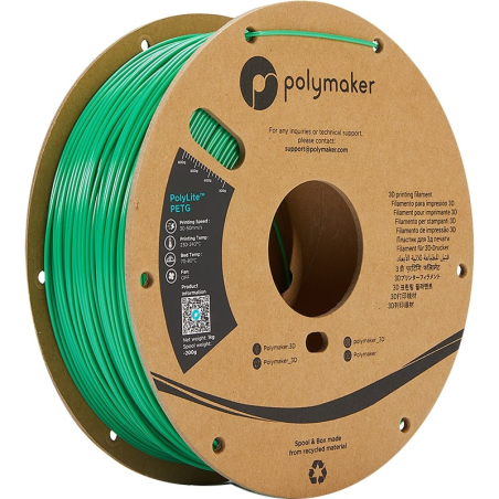 PolyLite PETG Vert - 2.85mm - 1 kg