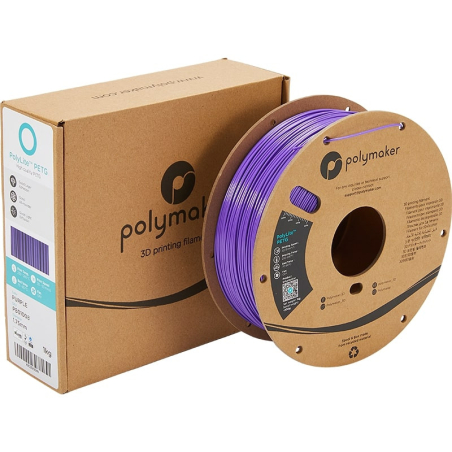 Emballage PolyLite PETG Violet  - 1.75mm - 1 kg