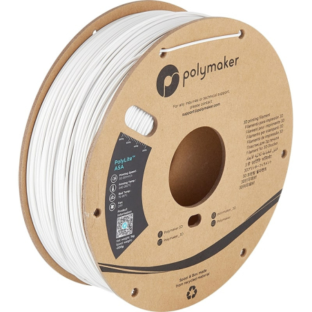 Filament PolyLite ASA Blanc - 1.75mm - 1 kg
