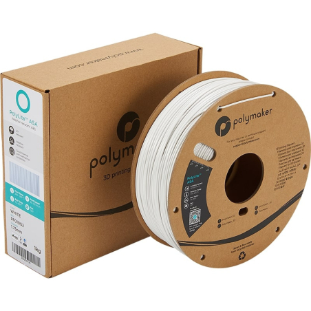 Emballage PolyLite ASA Blanc - 2.85mm - 1 kg Emballage PolyLite ASA Blanc - 2.85mm - 1 kg