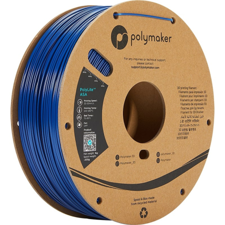 PolyLite ASA Bleu - 1.75mm - 1 kg