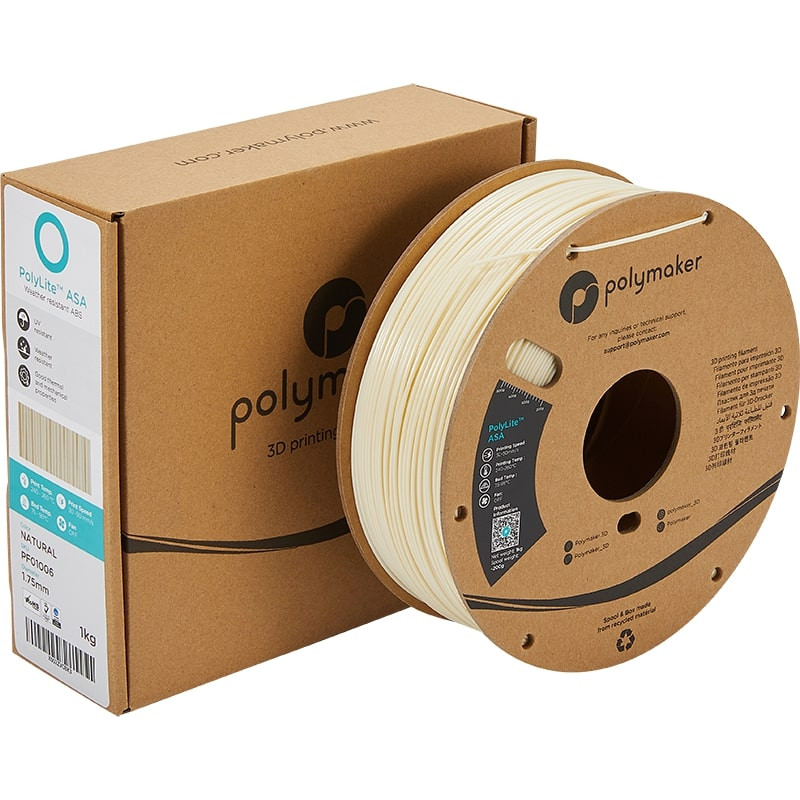 Emballage PolyLite ASA Naturel - 1.75mm - 1 kg