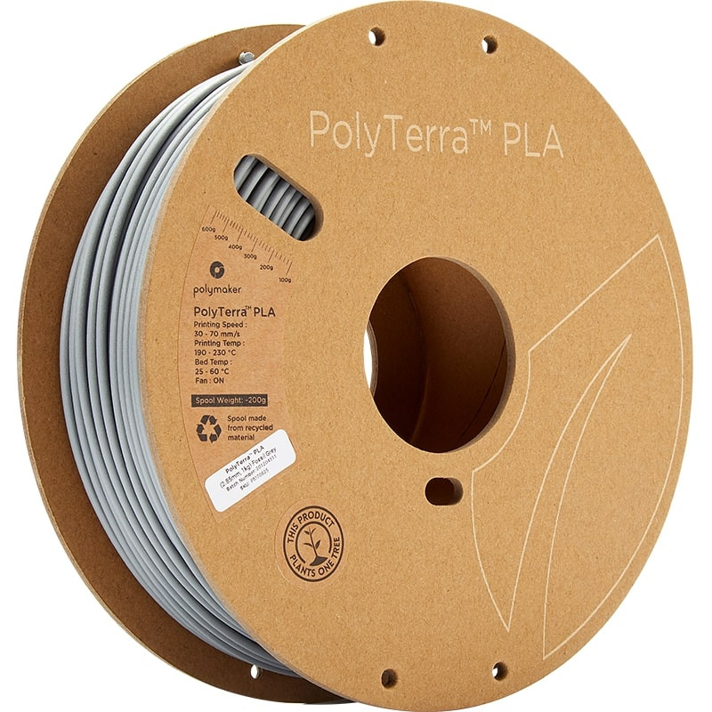 PolyTerra PLA Gris Fossile - 2.85mm - 1 kg1