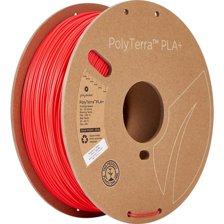 PolyTerra PLA+ Rouge - 1.75mm - 1 kg