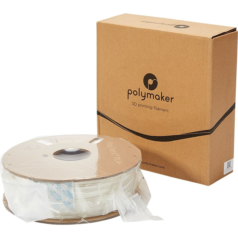 Packaging PolyTerra+ PLA Blanc - 1.75mm - 1 kg