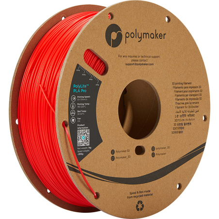 PolyLite PLA Pro Rouge - 1.75mm - 1 kg