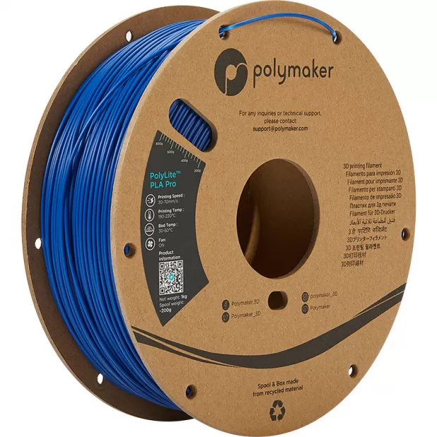 PolyLite PLA Pro Bleu - 1.75mm - 1 kg