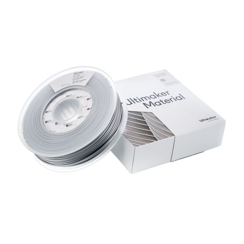 Achat PLA Ultimaker Argent - 2.85mm - 750g - Polyfab3D