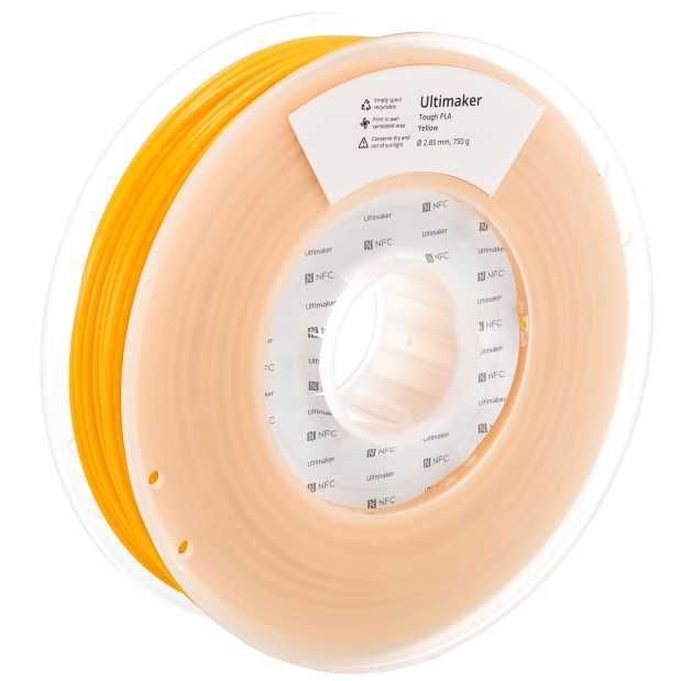 PLA Tough Ultimaker Jaune - 2.85mm - 750g