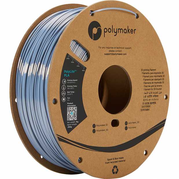 Polylite Silk PLA Silver - 1.75mm - 1 kg