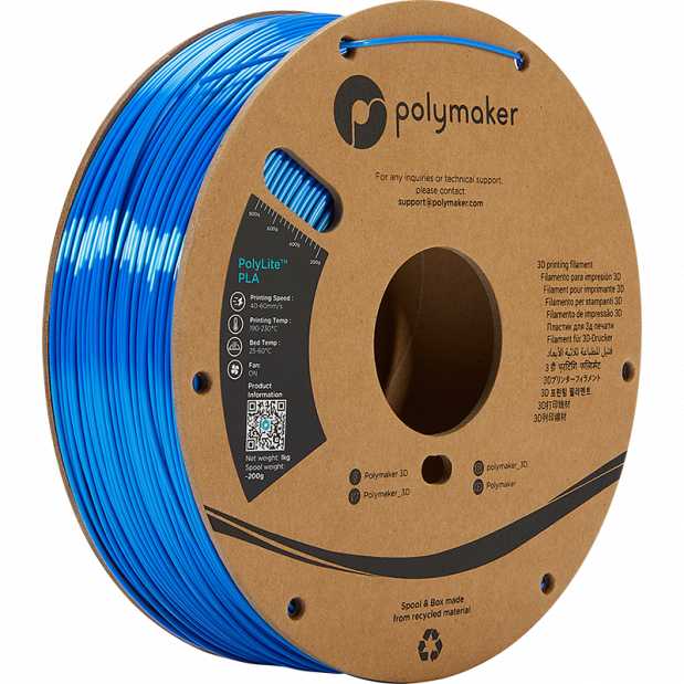 Polylite Silk PLA Bleu - 1.75mm - 1 kg