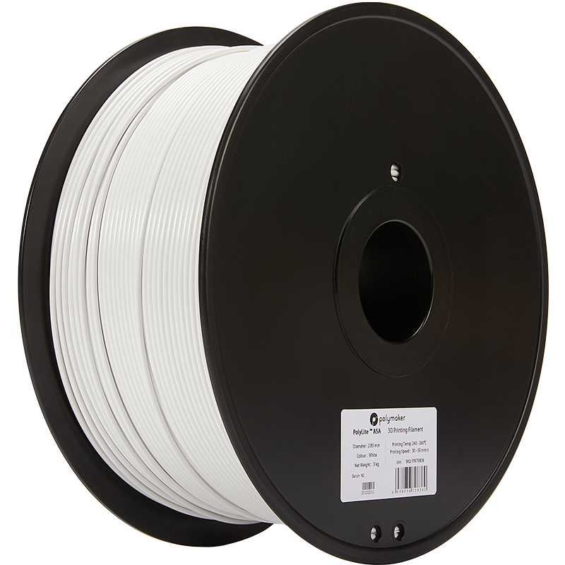 PolyLite ASA Blanc - 2.85mm - 1 kg