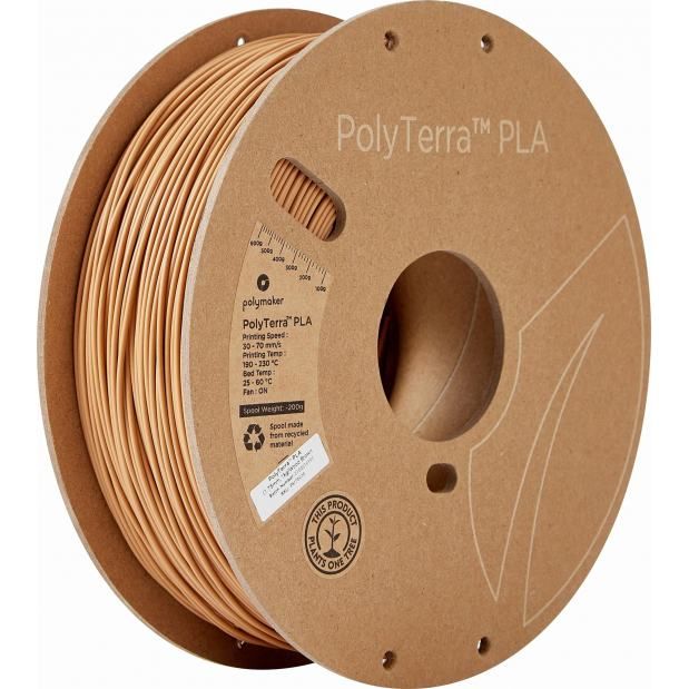 PolyTerra PLA Marron Bois (Wood Brown) - 1.75mm - 1 kg