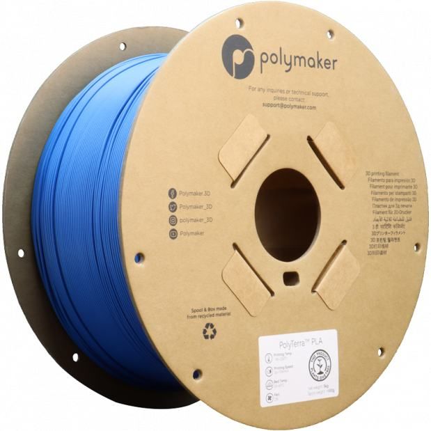 PolyTerra PLA Bleu Saphir - 1.75mm - 3 kg