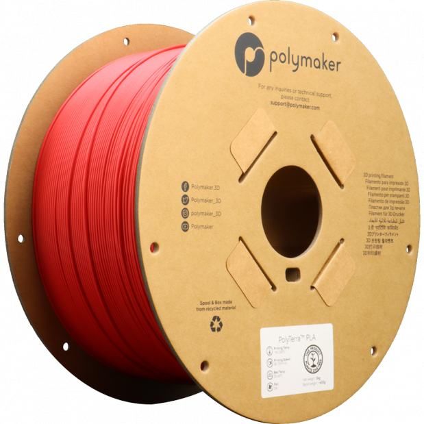 PolyTerra PLA Rouge Lave - 1.75mm - 3 kg