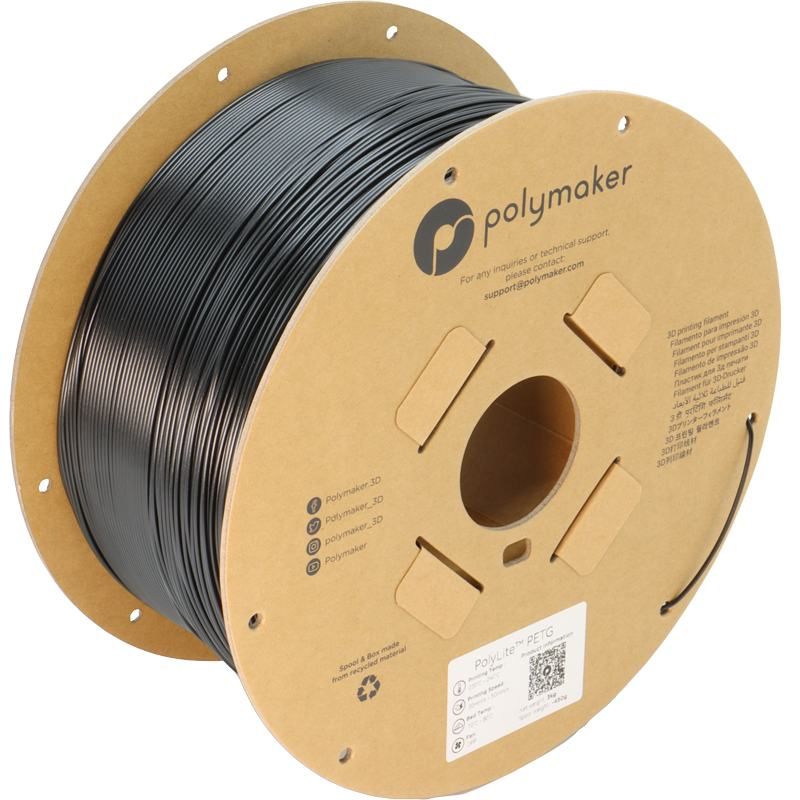 PolyLite PLA Pro Noir - 1.75mm - 1 kg - Polyfab3D