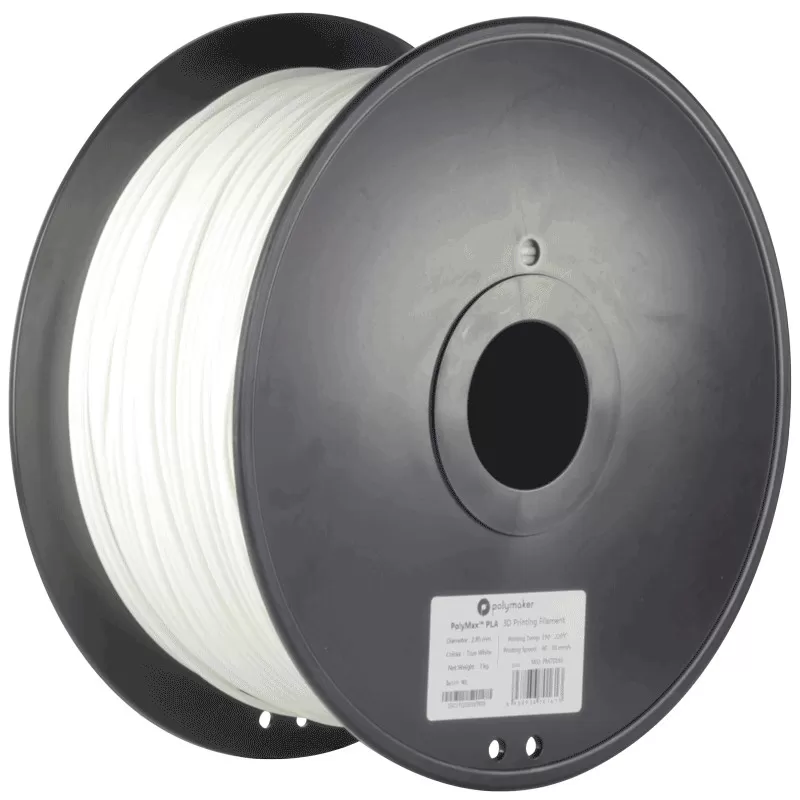 PolyMax PLA Blanc - 1.75mm - 3 kg PolyMax PLA Blanc - 1.75mm - 3 kg