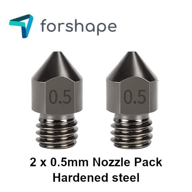 Lot de 2 Buses Acier Trempé MK8 Forshape 0.5mm