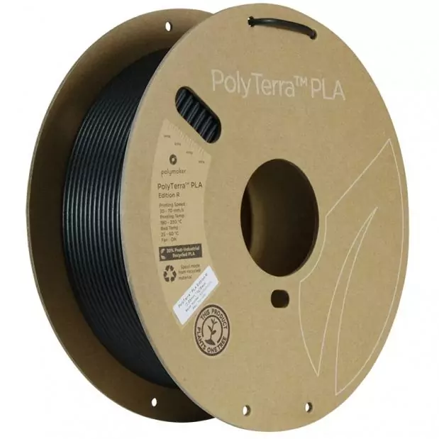 PolyTerra PLA Edition-R (recyclé) Noir - 2.85mm - 1 kg