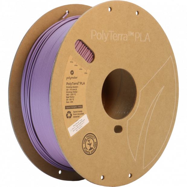 PolyTerra PLA Muted Purple (Violet) - 1.75mm - 1 kg