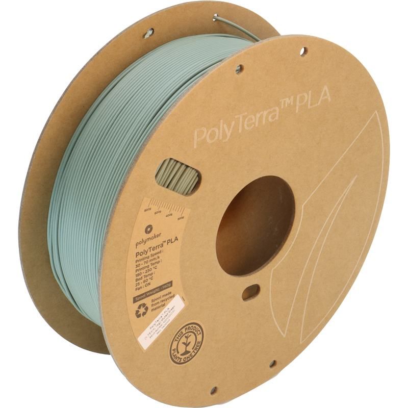 PolyTerra PLA Vert Clair Armée (Army Ligh Green) - 1.75mm - 1 kg