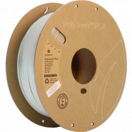 PolyTerra PLA Muted White (Blanc) - 1.75mm - 1 kg