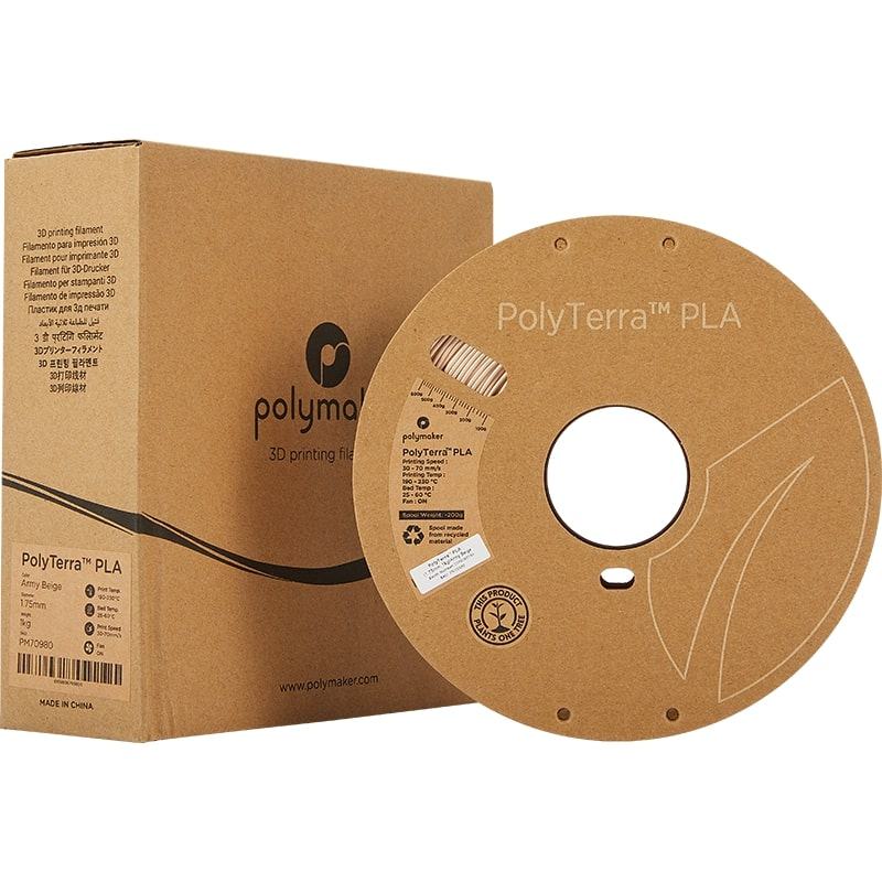 PolyTerra PLA Marron Bois (Wood Brown) - 1.75mm - 1 kg - Polyfab3D
