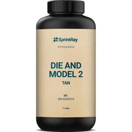 Résine SprintRay Die and Model Beige (Tan) 2 - 1 kg
