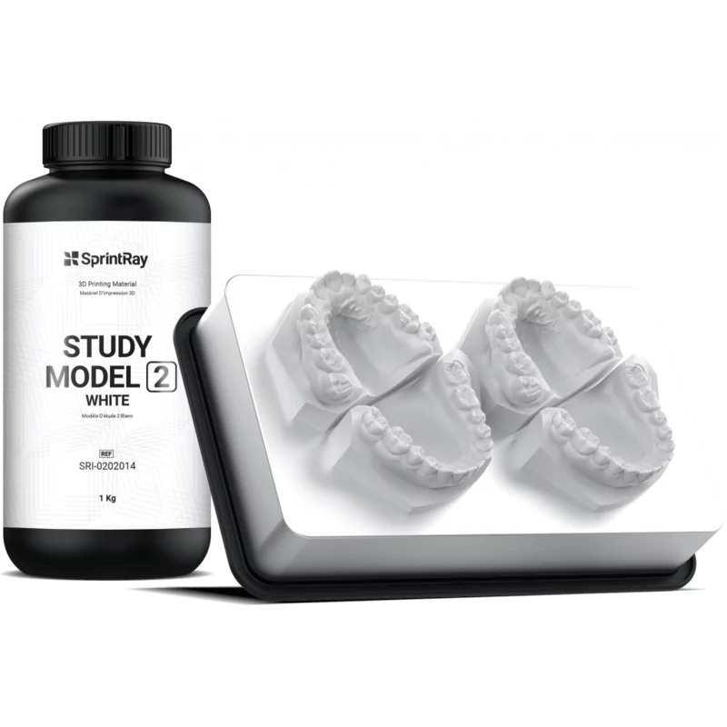 Résine SprintRay Study Model White 2 - 1 kg Résine SprintRay Study Model White 2 - 1 kg