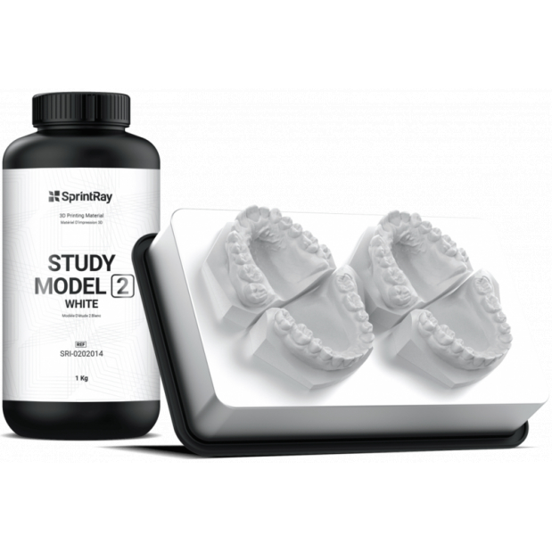 Résine SprintRay Study Model White 2 - 1 kg