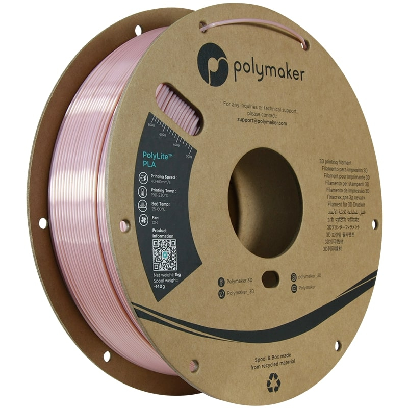 Polylite Silk PLA Rose Gold - 1.75mm - 1 kg