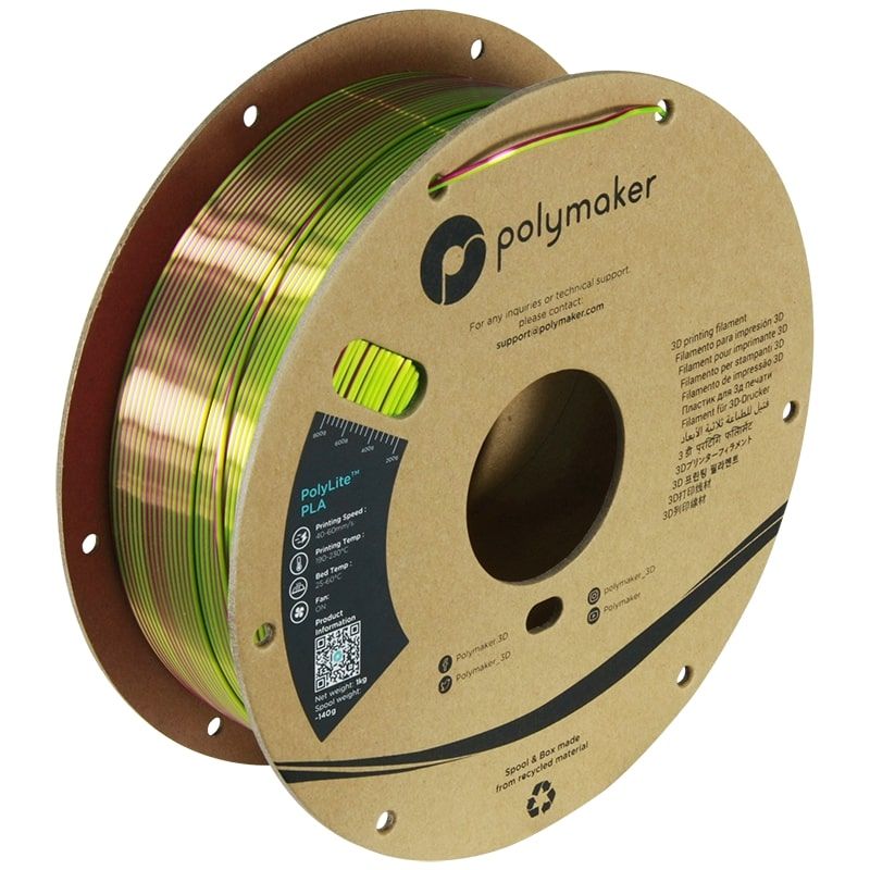 PolyLite LW-PLA Wood (bois) - 1.75mm - 800 g - Polyfab3D