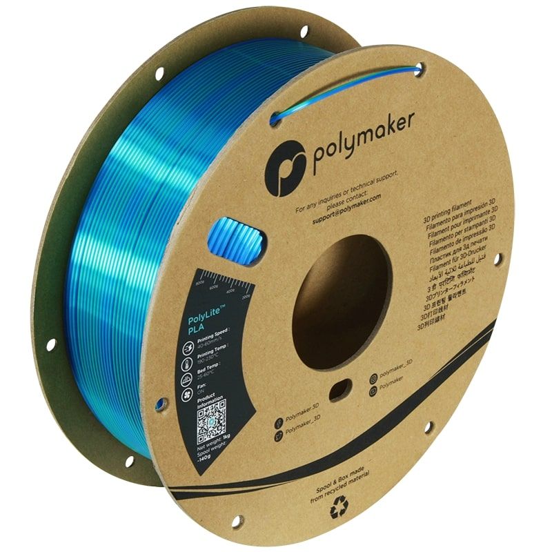 Filament 3D PLA Bleu 1kg, Capifil fabricant français de filaments 3D