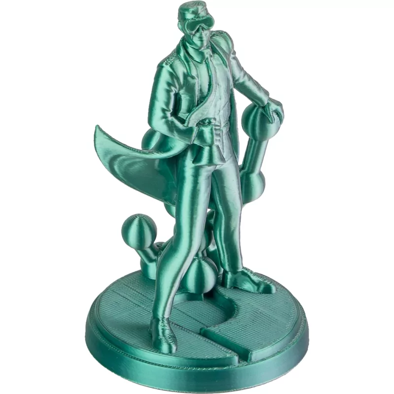 Polylite Dual Silk PLA Vert Jade-Chrome - 1.75mm - 1 kg Polylite Dual Silk PLA Vert Jade-Chrome - 1.75mm - 1 kg