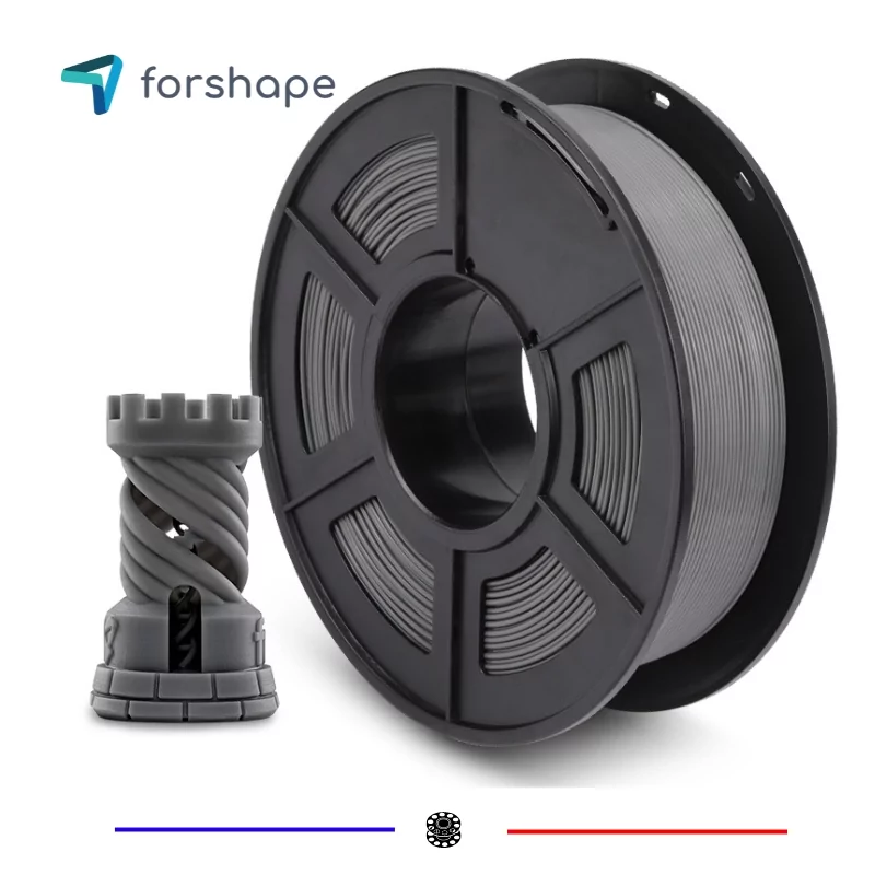 ecoPLA Gris Forshape - 1.75mm - 1 kg ecoPLA Gris Forshape - 1.75mm - 1 kg