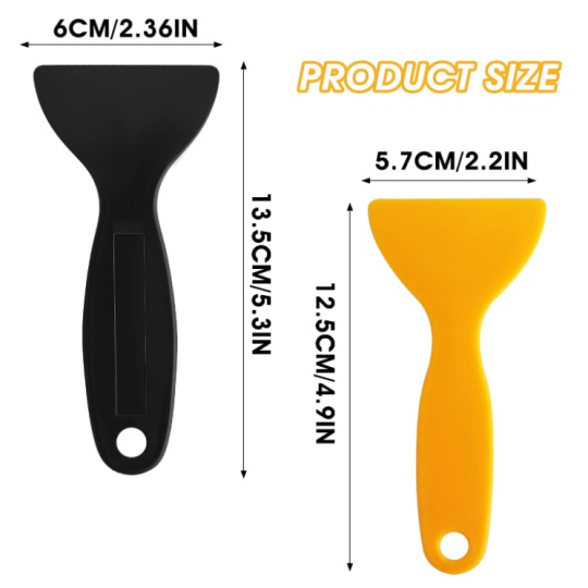 Spatule Flexible avec Poignée Plastique Noir 120 MM Stuc Outils
