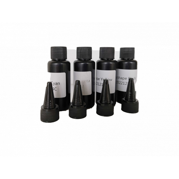 Kit de colorants pigments (Cyan, Magenta, Jaune, Noir) Forshape 4x20 ml