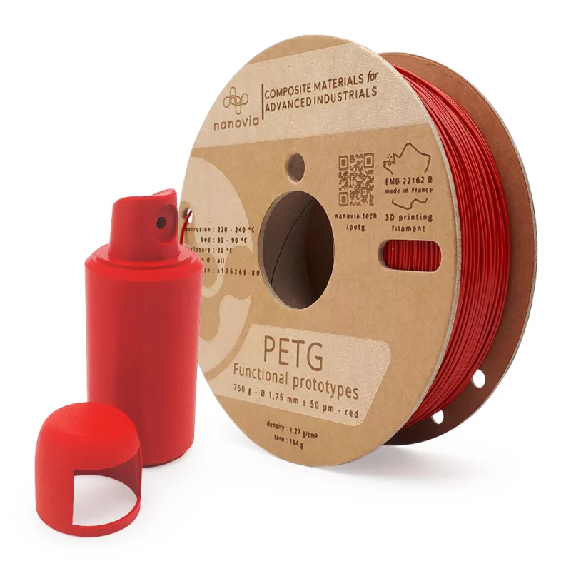 PETG Rouge Nanovia PETG Rouge Nanovia