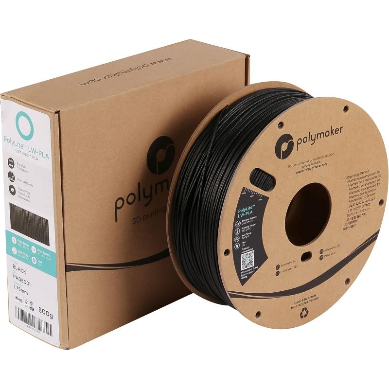 PLA Noir Forshape Premium - 1.75mm - 1kg - Polyfab3D