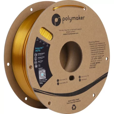 PolyLite PETG Gold - 1.75mm - 1 kg