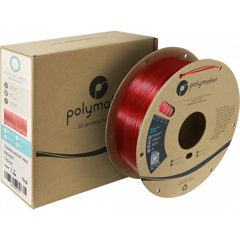 PolyLite PETG Red 1.75 mm