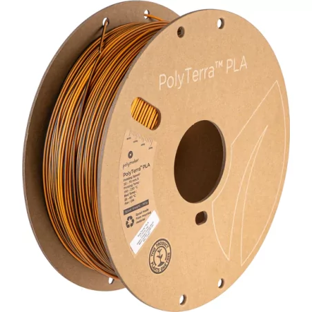 PolyTerra PLA Dual Noir Orange (Shadow Orange) - 1.75mm - 1 kg