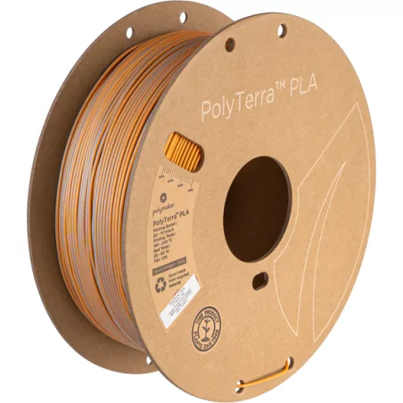 PolyTerra PLA Dual Gris Orange (Foggy Orange) - 1.75mm - 1 kg