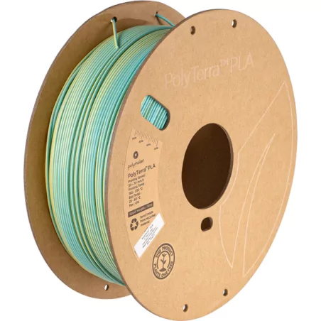 PolyTerra PLA Dual Teal Jaune (Chameleon) - 1.75mm - 1 kg